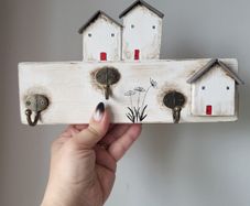 Handcrafted wooden key holder