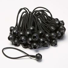 20cm Ball Bungees - Black
