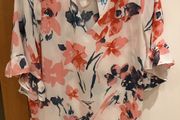 White Floral Blouse BNWT