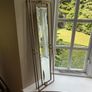 Modern Gold Framed Wall Mirror Geometric Design Image 2