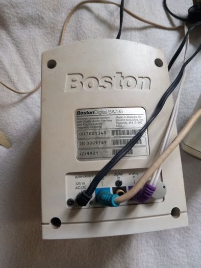 Boston Speakers And Subwoofer