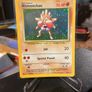 Pokemon Base set Hitmonchan Holo 7/102 Near Mint Condition Image 2