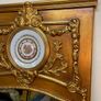 FLASH SALE ! Was 495 Now 395 ! French Trumeau Style Gilt Wood Mirror with Central Plaque Image 3