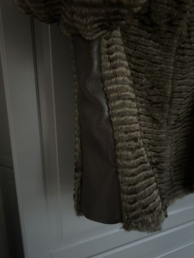 Faux fur jacket by Cynthia Vincent