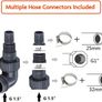 400W Submersible Pump for Clean Dirty Water 8000 LPH, Drain Water from Garden Pond Pool Hot Tub Flooded Cellar, with Float Switch and Hose Connector Image 3