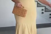 yellow maxi dress