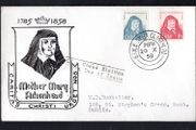 1958 Ireland Centenary of the Death of Mother Mary Aikenhead (Foundress of the Irish Sister of Charity) Commemorative Stamps Illustrated First Day Cover (FDC) with Baile Atha Cliath (Dublin) cancel