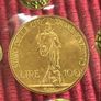 Vatican Gold Coin Set 1936 100 lire Low Mintage 8,239 Image 2