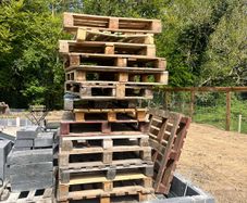 wooden pallets