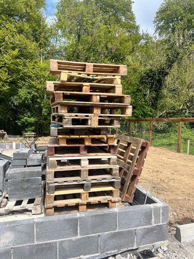 wooden pallets