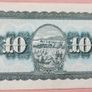 1946 Taiwan 10 Yuan Note (EF) (25290) Image 2