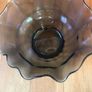 2 large vintage  heavy glass handmade bowls Image 4