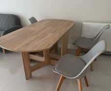 Dining table foldable