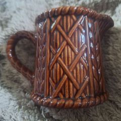 Vintage Glazed Brown Howard Jug