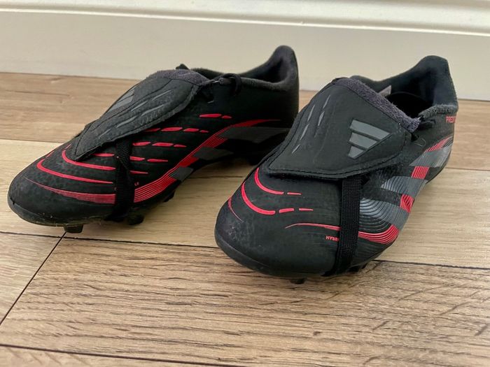 Predator League Fold-Over Tongue Childrens Firm Ground Football Boots