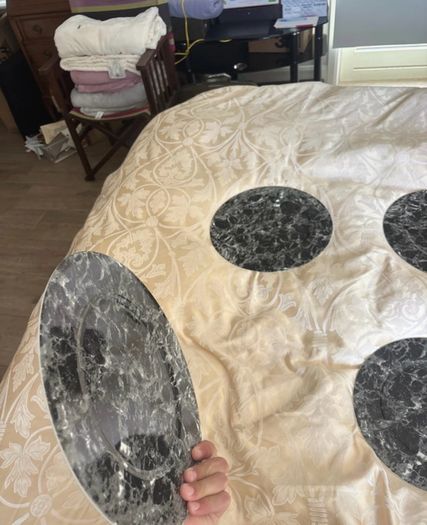 plates marble