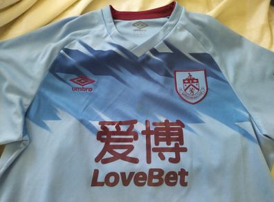 Umbro Burnley Jersey Size XL