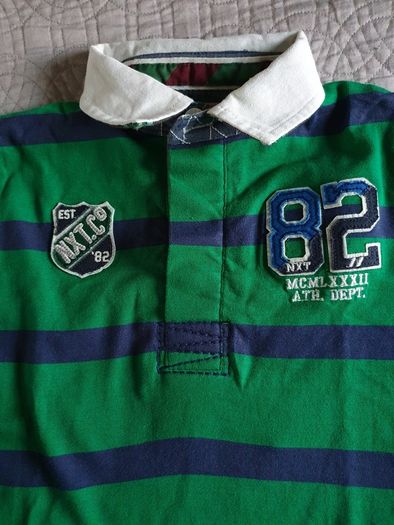 Next boys stripped rugby shirt