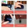 Wireless Door Stop Alarm System 125dB Loud Home Security Anti-Theft Door Block System Portable Doorstop Preasure Alarm Image 3