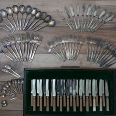 Vintage Silver Plated (93 pieces) Cutlery Sets Olympic Regalia Plate EPNS