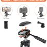 42" Inch (106 cm) Lightweight Aluminum iPhone Tripod Stand for Camera iPhone Samsung and Most Phones with Carrying Bag Universal Phone Mount Wireless Bluetooth Remote Control Image 2