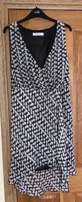 Simply Be Choc Brown Polka Dot Dress Size 22