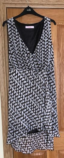 Simply Be Choc Brown Polka Dot Dress Size 22