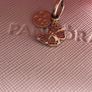 Pandora Pink Butterfly & Quote Double Dangle Charm-good condition Image 2
