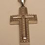 Sterling Silver Solid Cross and Chain Image 4