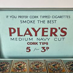 Players  cigarette box & 10 empty packs