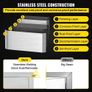Outdoor Kitchen Doors BBQ Access Door 34.5 x 19 inch Stainless Steel BBQ Double Walled Door Image 3