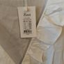 Ladies pure white Zizzi wrapover 100% cotton shirt. New with Tags. Image 5