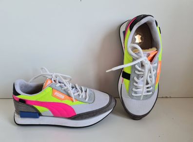 Puma sport shoes trainers runners colourfull uk4 EU 37