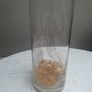 TALL Glass Gold embossed Vase Image 8