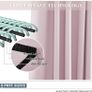 Nursery Thermal Insulated Window Curtain - Pencil Pleated Light Block Curtain Drapes for Girl's Room Solid Bedroom Window Treatment for Noise Reducing, 2 Panels, W46 X L72, Pink Image 4