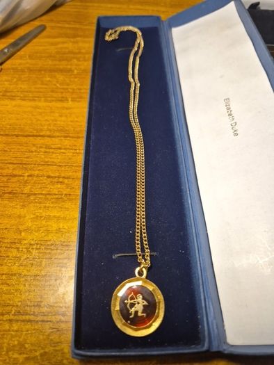 Vintage Saggitarius Zodiac Necklace