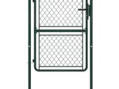 Garden Gate Steel 100x125 cm Green