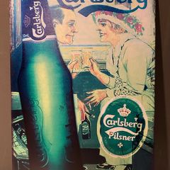 Carlsberg Tin Metal sign
