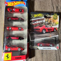 Ferrari set hot wheels