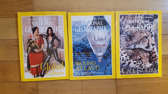 National Geographic magazines x 400 from early 20th century to 2009