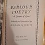 Parlour Poetry. A. Casquet Of Gems. Selected & Introduced By Michael R. Turner. Image 10