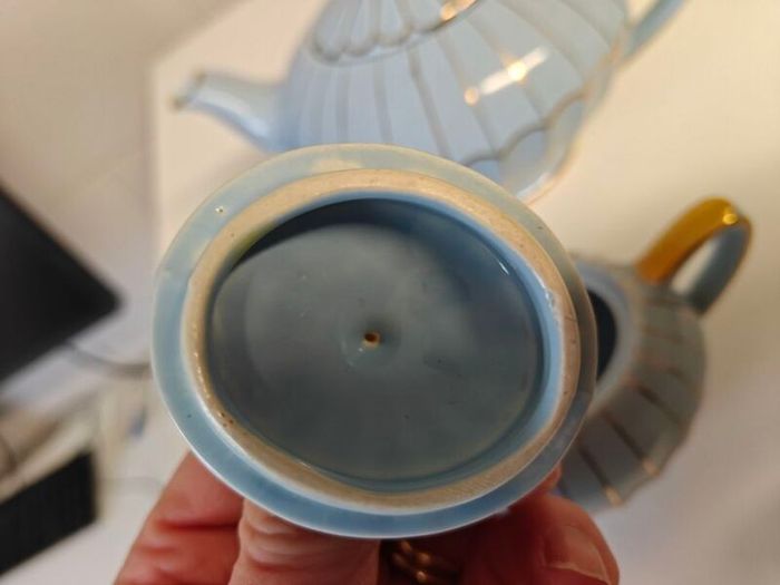 Elegant Vintage Sadler Baby Blue Tea Set