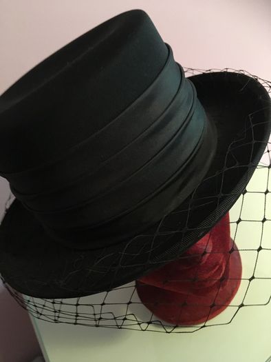 Vintage KANGOL Riding Dressage style HAT with veil