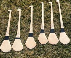 Cathal Drinan handcrafted ash hurleys from Mallow Cork