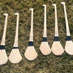 Cathal Drinan handcrafted ash hurleys from Mallow Cork
