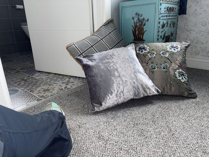 Three lovely cushions to decorate a couch or bed