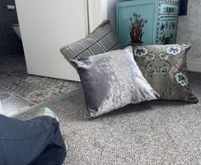 Three lovely cushions to decorate a couch or bed