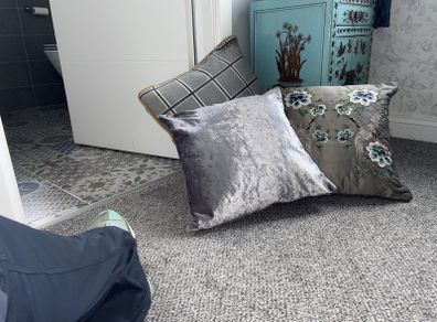 Three lovely cushions to decorate a couch or bed