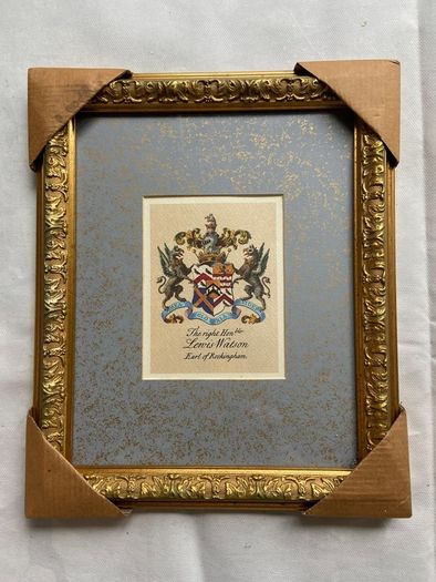 6 coat of arms framed prints