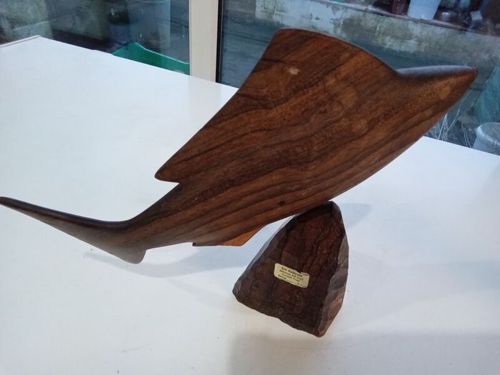 vintage Eric Anderson wood carving